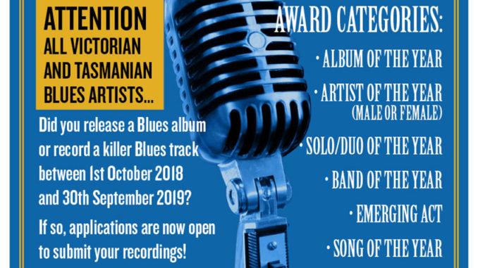 MBAS Vic/Tas Blues Music Awards 2019